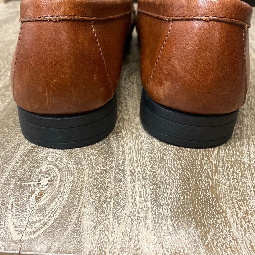 REDUCED. Eastland Women's Tan Leather Loafers - Picture 6 of 7
